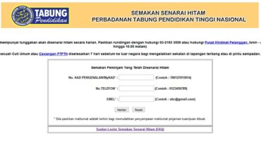 4 Cara Mudah Semakan Senarai Hitam PTPTN Blacklist