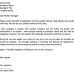 Contoh Surat Perletakan Jawatan